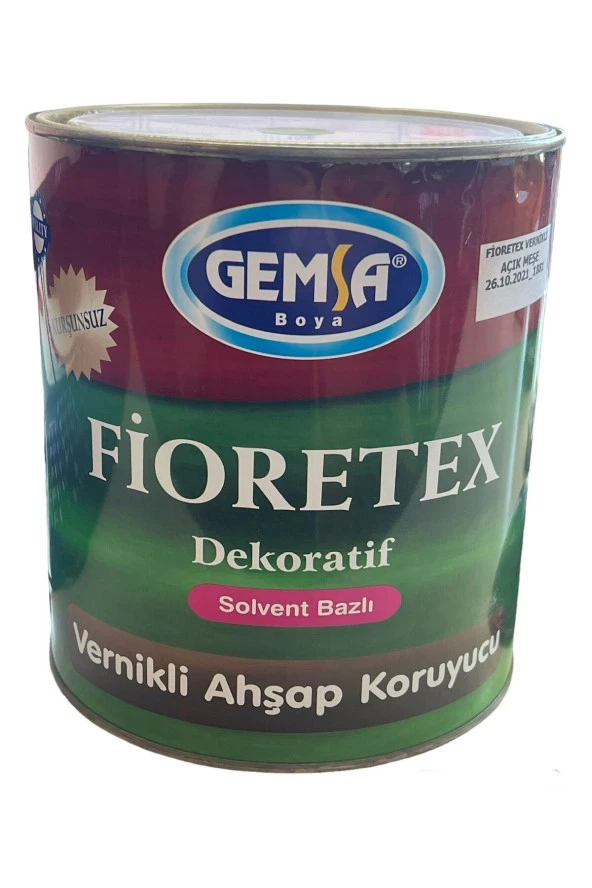 Fioretex Vernikli Açık Meşe Ahşap Koruyucu 2.5Kg