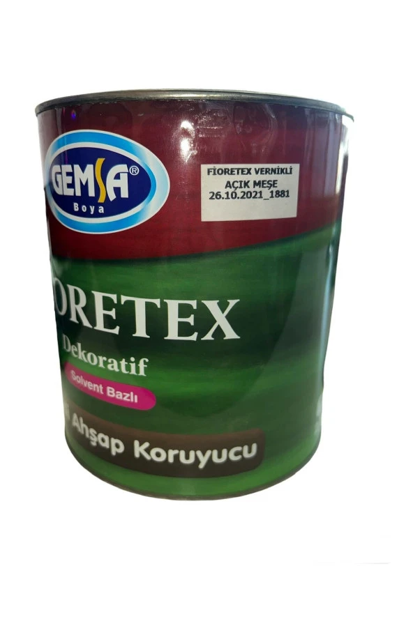 Fioretex Vernikli Açık Meşe Ahşap Koruyucu 2.5Kg - 2