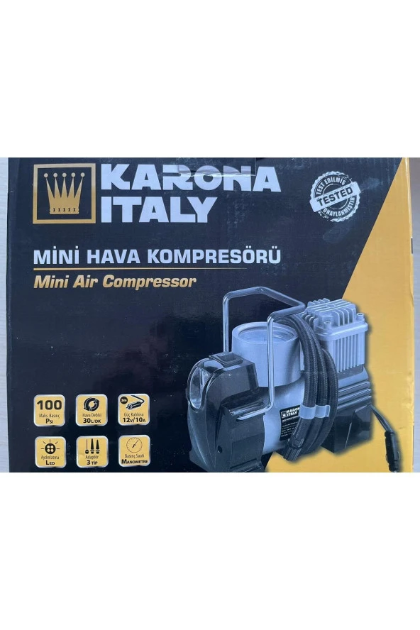 100 Psı Mini Hava Kompresörü Araç Kompresörü PRA-2391948-2158