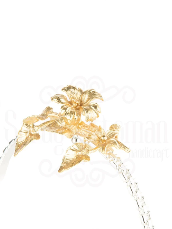 Bakır Stantlı Kapaklı Şekerlik Meyvelik Sunumluk Dekoratif Obje Söz Nişan Çikolatalık Sandra Çizgili Cam Sepet - 12