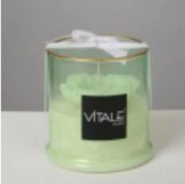 EVDEMA ÇİÇEK DEKORLU MUM 1 350 GR ürün görseli