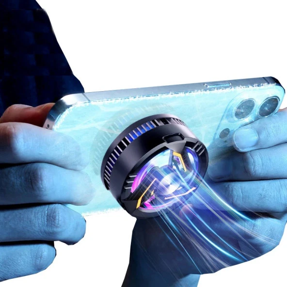 Hadron HDX4376 Radyatörlü Magsafe Rgb Işıklı 2 Kademeli Telefon Soğutucu - 2