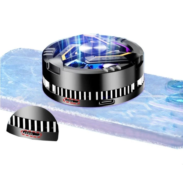 Hadron HDX4376 Radyatörlü Magsafe Rgb Işıklı 2 Kademeli Telefon Soğutucu - 5