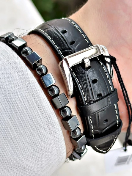 Ferrucci Function FCF.03318FK.03 Deri Kordon Erkek Kol Saati - Resim 4