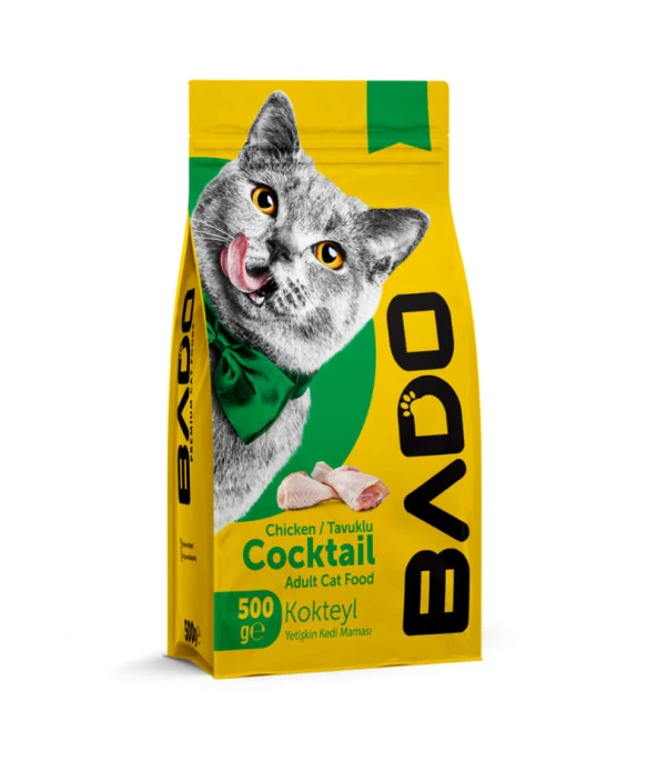 Bado Yetişkin Kedi Maması Kokteyl 500GR