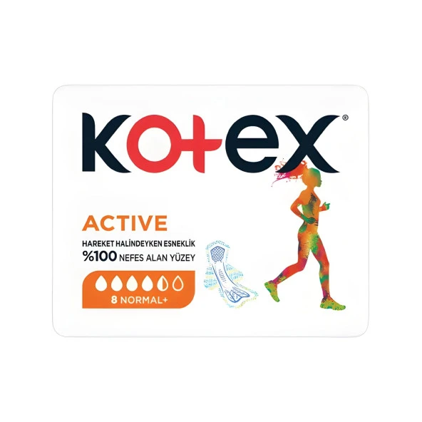 Kotex Active Single Normal 8'Li Ped