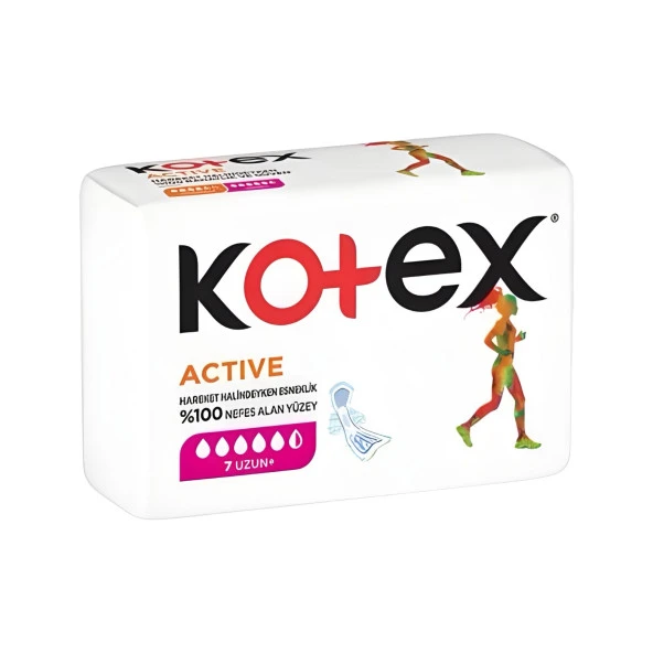 Kotex Active Single Süper 7'Li Ped