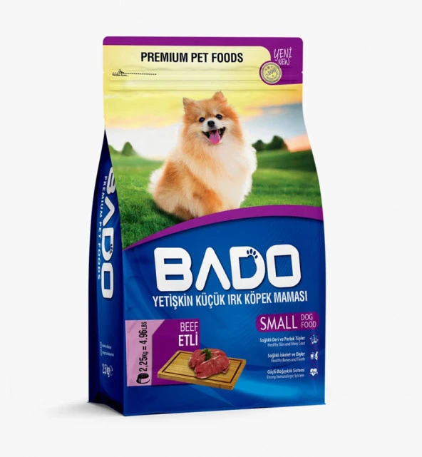 Bado Küçük Irk Köpek Maması 2250Gr Etli(Biftekli)