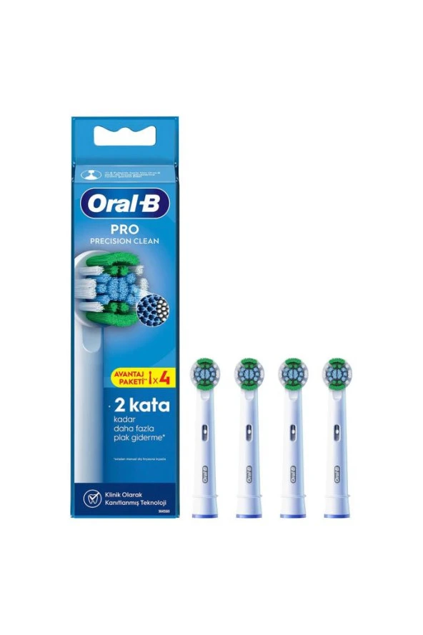 Oral-B Pro Precision Clean X-Filament Şarjlı Diş Fırçası Yedek Başlığı 4 Adet - 5