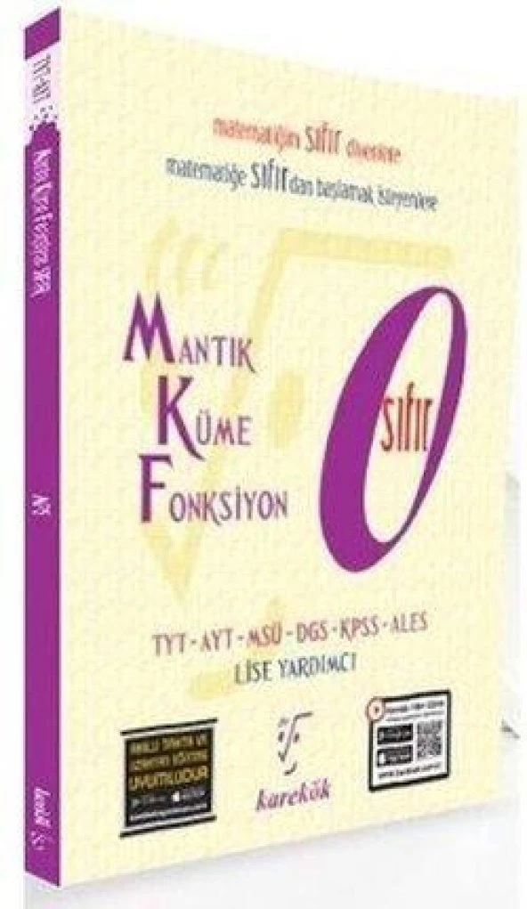 Tyt Dgs Kpss Ales Matematik Sıfır Mantık Kümeler Fonksiyonlar Karekök Yayınları
