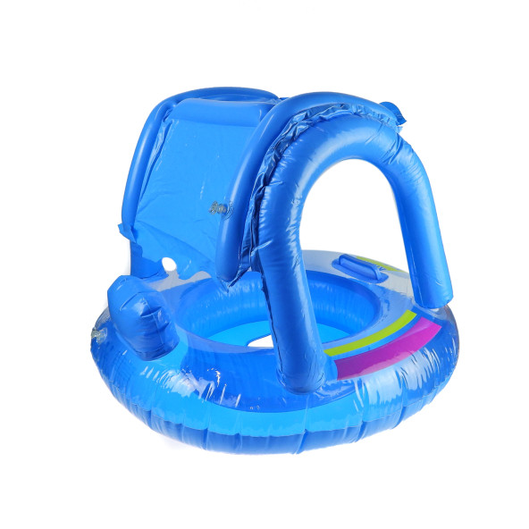 Çocuk Gölgeliği Deniz Havuz Gölgeliği 72 22 Cm Yaş Mavi Pompa Set - 4