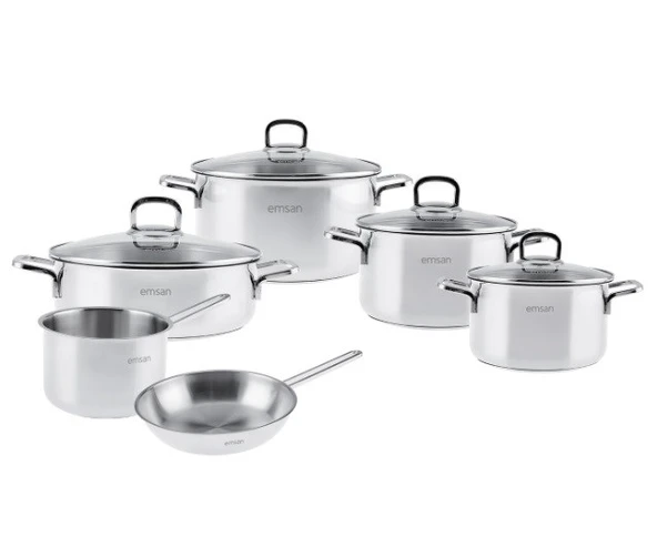 Emsan Cocinero 10 Parça Çelik Çeyiz Seti 600.15.01.2573 - 2