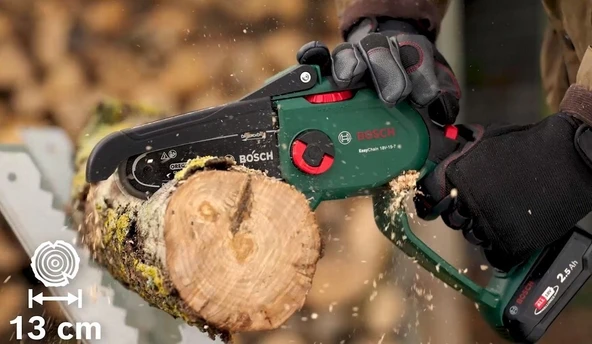 Bosch Easychain 18V-15-7 Şarjlı Zincirli Budama Makinası 18 Volt (Akü Ve Şarj Aleti Hariç) - 4