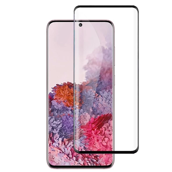 Samsung A91 (S10 Lite) Uyumlu Kenarları Kırılmaya Dayanıklı Cam Ekran Koruyucu