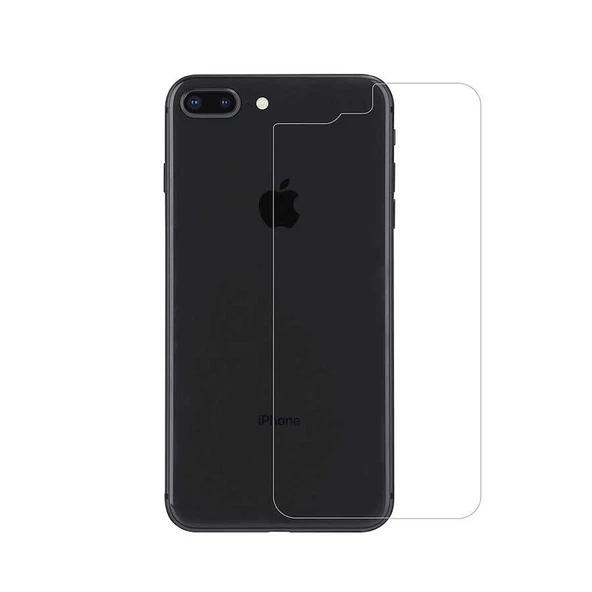 iPhone 8 Plus Uyumlu Back Maxi Glass Temperli Cam Arka Koruyucu