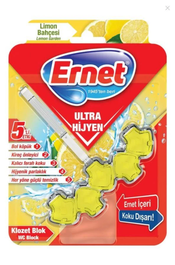 Ernet Klozet Blok 50 gr Limon Bahçesi