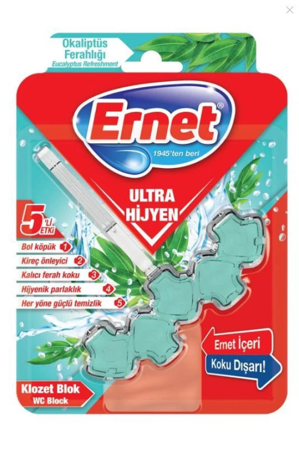 Ernet Klozet Blok 50 gr Okaliptus