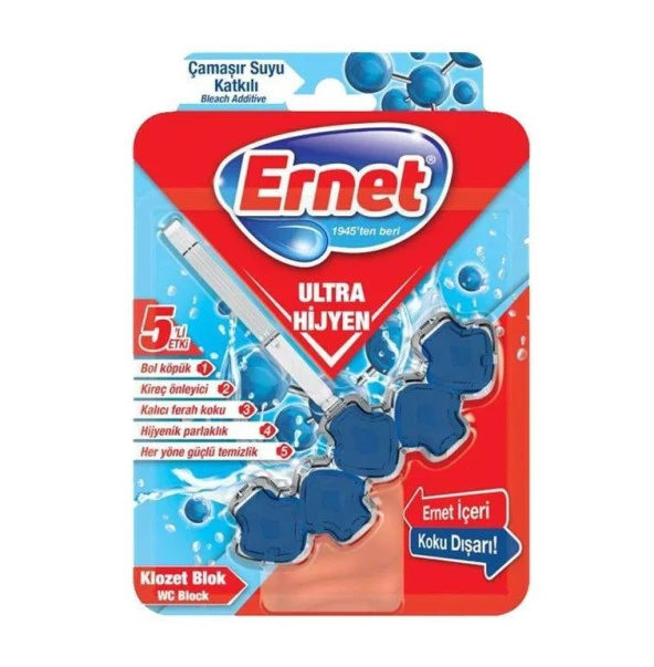 Ernet Klozet Blok 50 gr Çamaşır Suyu Katkılı