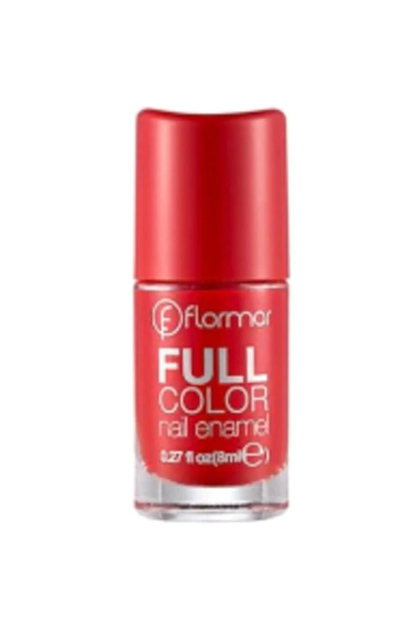 FLORMAR FULL COLOR NAIL ENAMEL FC08 OPTIMISTIC RED