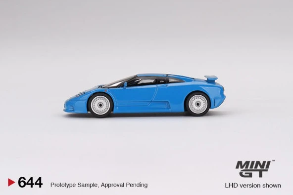 Mini GT Bugatti EB110 GT Blu Bugatti 1:64 644 - Resim 2