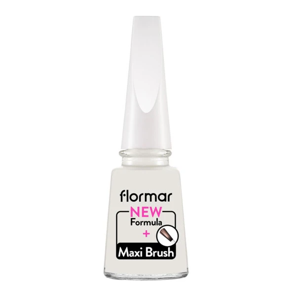 Flormar Oje Yeni Maxi Brush 319 White Dance