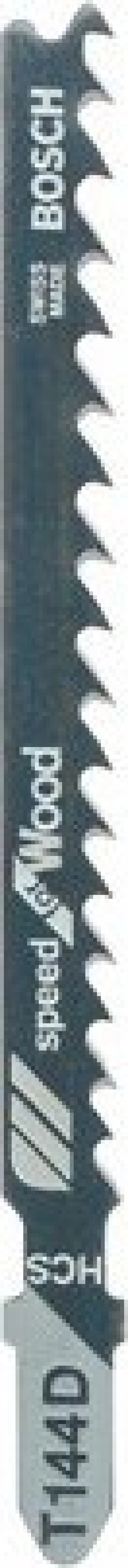 Bosch  - Hızlı Kesim Serisi Ahşap İçin T 144 D Dekupaj Testeresi Bıçağı - 5'Li Paket ürün görseli