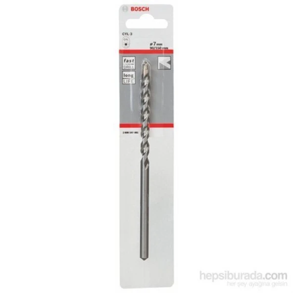 Bosch  - Beton Matkap Ucu Cyl-3 - 7 X 90 X 150 Mm, D 6,5 Mm ürün görseli