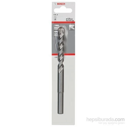 Bosch  - Beton Matkap Ucu Cyl-3 - 13 X 90 X 150 Mm, D 10 Mm