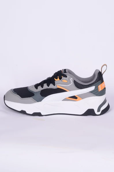 Puma 395262-02 Trinity Desert Road Fileli Rahat Taban Deri Detaylı Esnek Siyah Günlük Erkek Spor Ayakkabı - 3