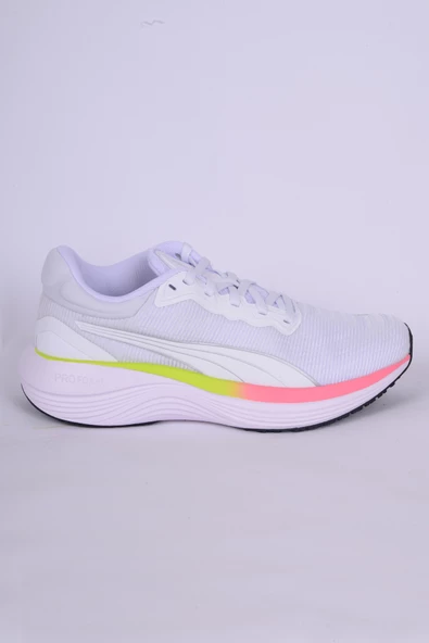 Puma 310000-02 Beyaz Scend Pro Ultra Wn Fileli Ortopedik Taban Bağcıklı Hafif Yüksek Taban Esnek Rahat Beyaz Kadın Günlük Spor Ayakkabı