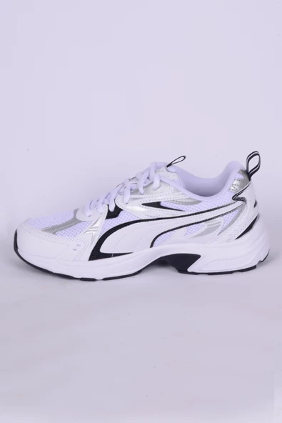 Puma 392322-01 Milenio Tech Fileli Rahat Taban Esnek Beyaz Günlük Unisex Spor Ayakkabı - 3
