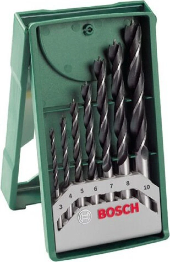 Bosch 7 Parçalı Ahşap Matkap Ucu Seti