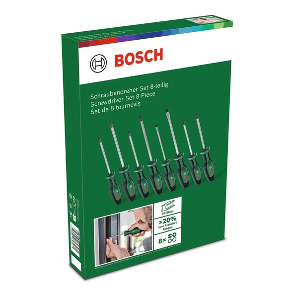 Bosch Tornavida Seti 8 Parça - Resim 5