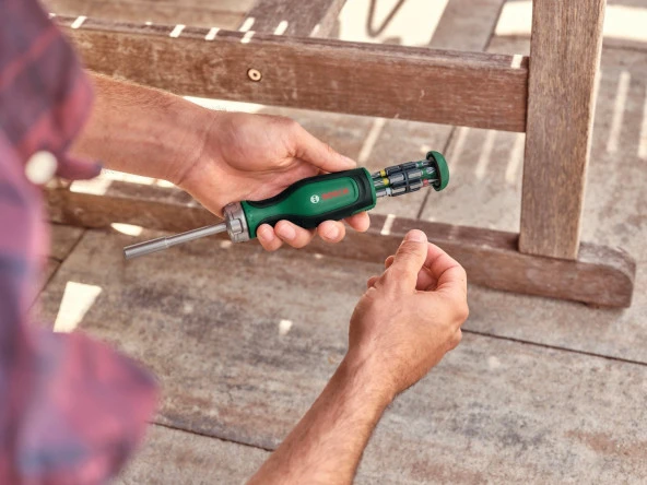 Bosch 12 Uçlu Cırcırlı Tornavida - Resim 4