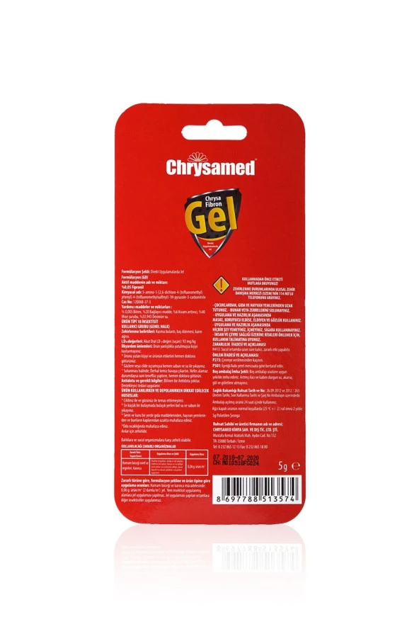 Fibron Gel 5 Gr. Böcek İlacı Hamam Böceği ve Karınca Mücadelesinde Etkili - 2