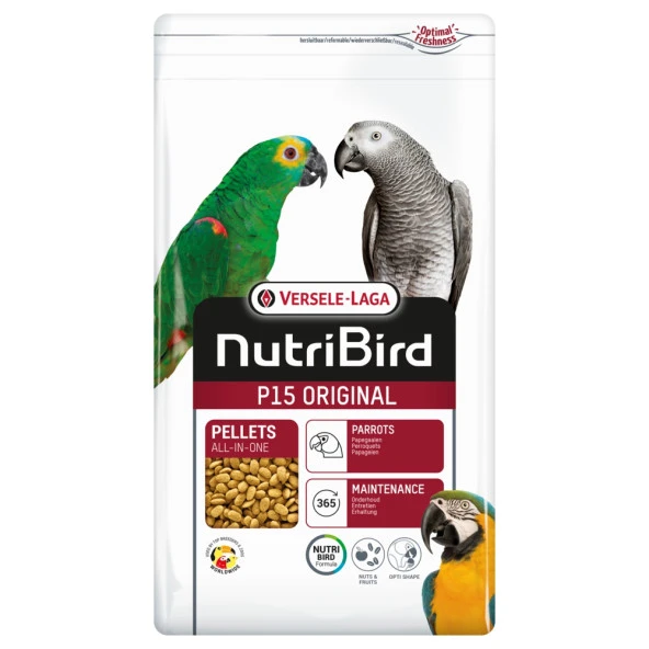 Versele Laga Nutribird P15 Orıgınal Papağan Pelet Yem 1 Kg