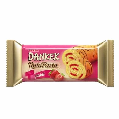 Ülker Dankek Rulo Pasta Çilekli 235 Gr