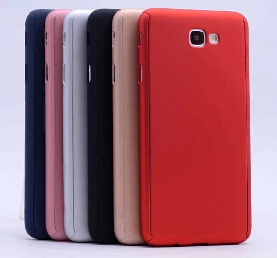 Samsung Uyumlu J7 Prime Kılıf 360 3 Parçalı Rubber Kapak - Resim 3