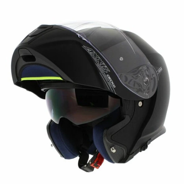 Axxıs Gecko Sv A1 Çene Açılır Motosiklet Kask Mat Siyah XL