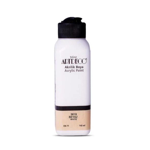 Artdeco Akrilik Boya 140ml Beyaz 3619