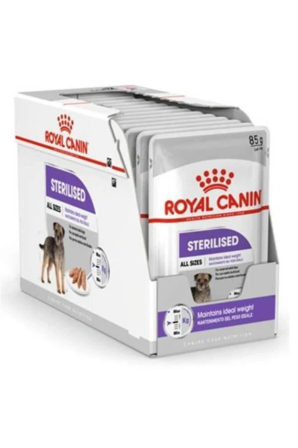 Royal Canin Sterilised Loaf Yaş Köpek Maması 12 Adet 85 gr