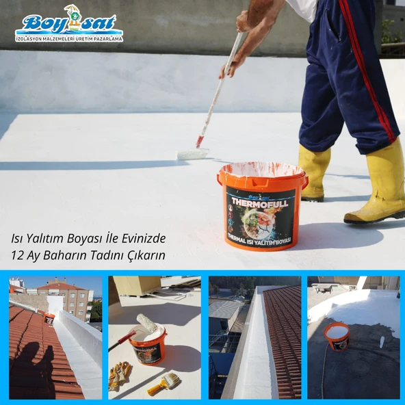 Boysat Thermofull Termal Su Ve Sıcaklık Kıran Yalıtım Kaplaması 15 Litre - Resim 4