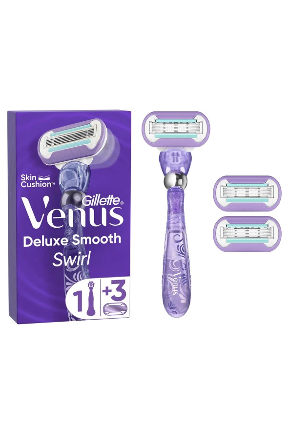 GILLETTE VENUS SWIRL (3 LÜ) YEDEK BIÇAK