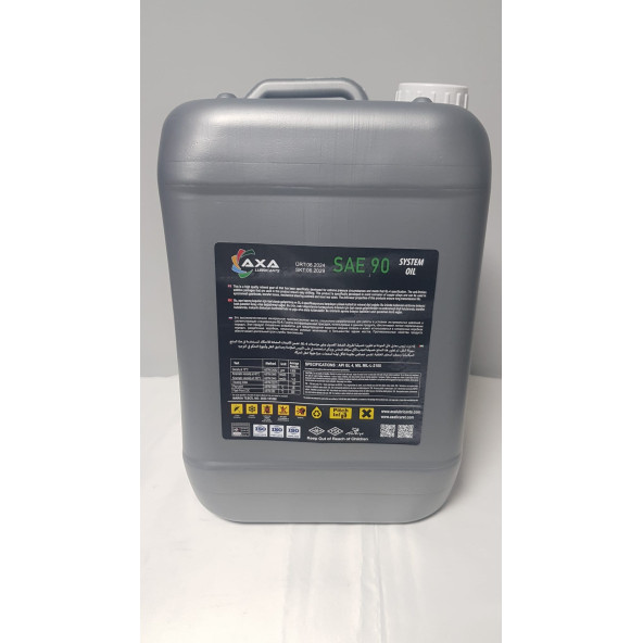 AXA LUBRİCANTS SAE 90 10 LT Asansör ve Dişli Yağı   (ÜRETİM YILI:2024) - 2
