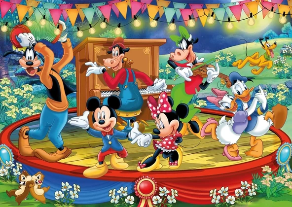 Clementoni- 2x60 Parça Puzzle  Mickey and Friends 21620 - 3