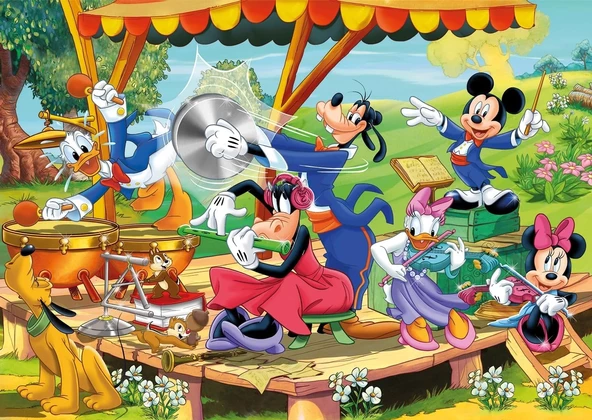 Clementoni- 2x60 Parça Puzzle  Mickey and Friends 21620 - 2
