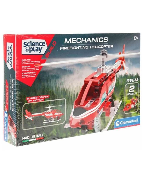 Clementoni Mekanik Laboratuvarı Firefighting Helikopter 75075