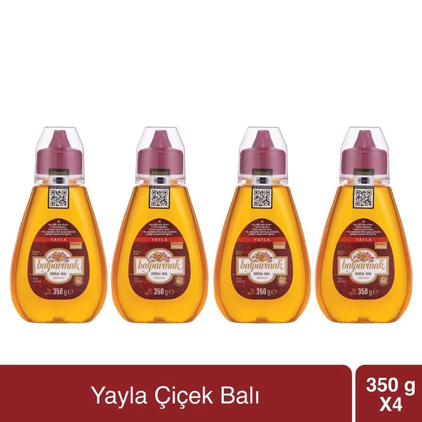 Balparmak Çıtkapak Yayla Çiçek Balı 350 g x 4 Adet