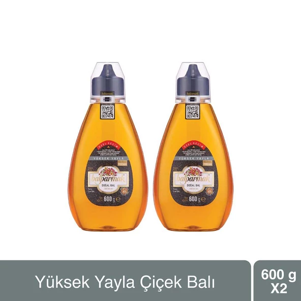 Balparmak Çıtkapak Yüksek Yayla Çiçek Balı (Özel Seçim) 600 g x 2 Adet