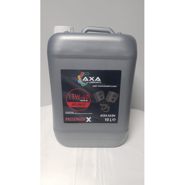 AXA LUBRİCANTS 15W40 10 LT Motor Yağı (ÜRETİM YILI:2024)